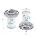Rowenta ZR009006 Filter für X-Force 8.60 RH96xx, X-Pert 6.60 RH68xx und X-Combo Vacuum & Mop GZ30xx -2St.