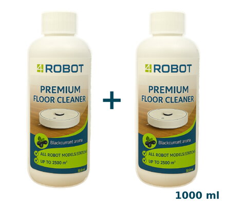 4Robot Reinigungsmittel für Staubsaugerroboter 2x500ml