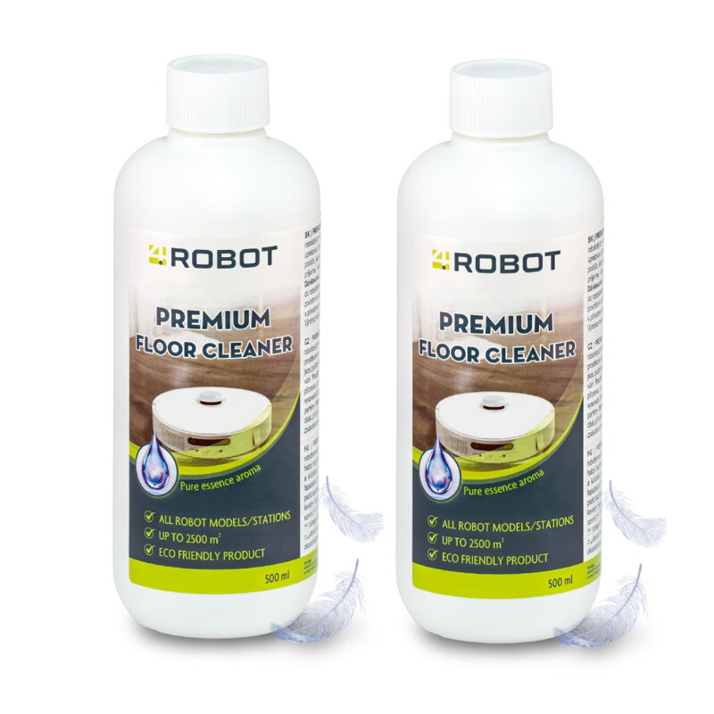 4Robot Reinigungsmittel für Staubsaugerroboter - Pure essence 2x500ml 4Robot Reinigungsmittel für Staubsaugerroboter - Pure essence 2x500ml
