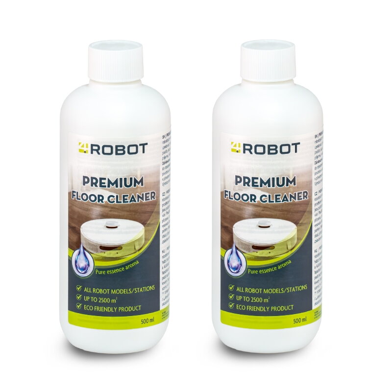 4Robot Reinigungsmittel für Staubsaugerroboter - Pure essence 2x500ml