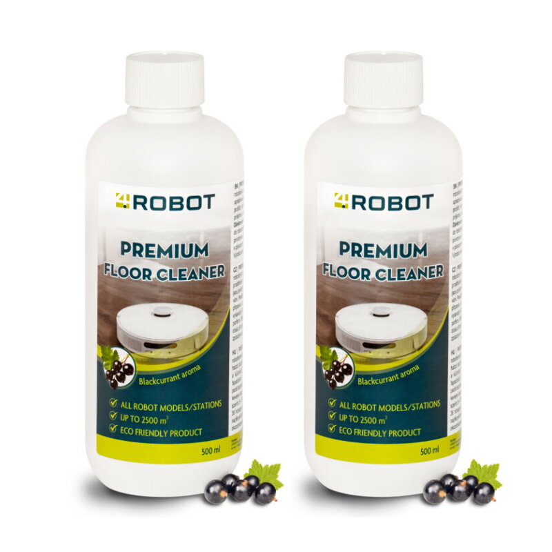 4Robot Reinigungsmittel für Staubsaugerroboter 2x500ml 4Robot Reinigungsmittel für Staubsaugerroboter 2x500ml