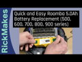 iRobot Roomba Akku 500 600 700 800 900 Ni-mh 4000mAh